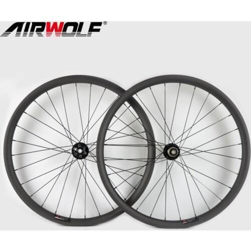 AIRWOLF Mtb 29 Wheelset Carbon Bicycle Wheels Novatec 791/792 Hub Pillar 1423 XC 28x24 30x30 30x25 Carbon Bike Wheelset 27.5er