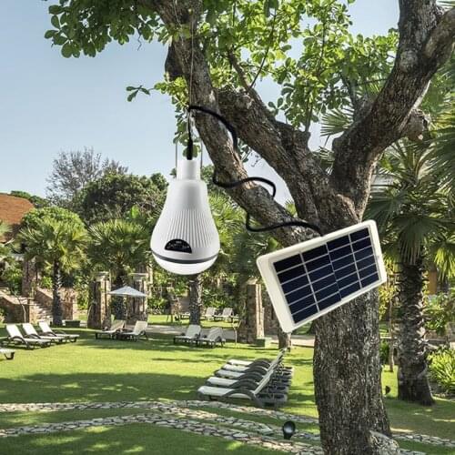 Solar Bulb 20LED Outdoor Home Lighting Mobile Emergency Charging Lamp Night Market Stall Camping