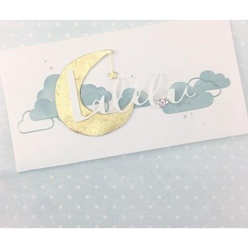 Mmao Crafts Metal Steel Cutting Dies New Moon Star Elephant Pillow Stencil For DIY Scrapbooking Paper/photo Cards Embossing Dies