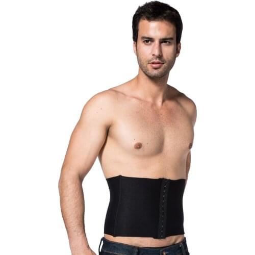 Mens corset waistband fitness abdomen belt Abdomen Reducer Body Shaper Sweat Trimmer Belt Waist Trainer Belly Slimming Shapewear