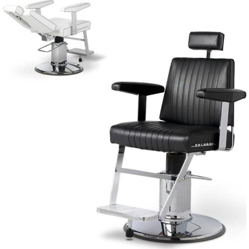 New Barber Make Up Swivel Leather Chair Hairdressing Fashion Beauty Supplies Rotatable Commercial Hair Salon Cutting Furniture