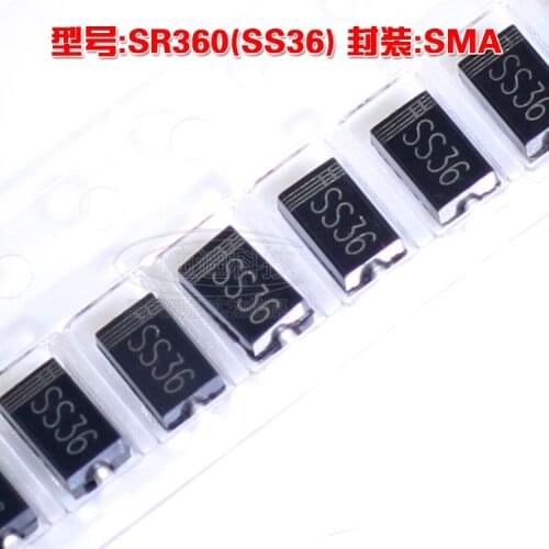 New SR360 SMA Silkscreen SS36 Chip Schottky Diode DO-214AC 3A 60V