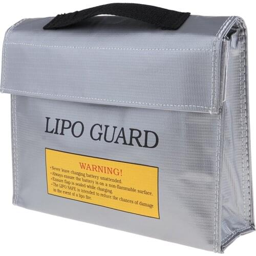 Lipo Battery Fireproof Safe Bag Guard Pouch for Charge, Storage 240x195x66mm