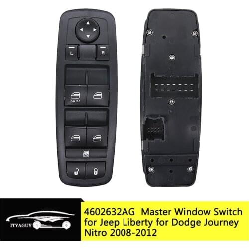 Car Power Master Window Switch For Dodge Journey Nitro Jeep Liberty 2008-2012 4602632AG 4602632AH 4602632AF 4602632AD 4602632AC