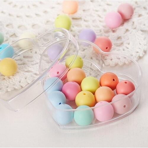 Transparent Heart Shaped Plastic Candy Storage Box for Wedding Gift Party Gift Storage Box Christmas Decoration Baby Shower