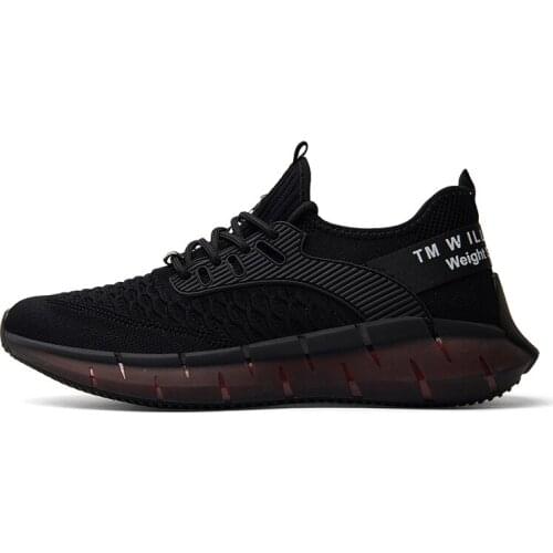 Mesh sapato schoenen solid shoe sapatos hombre Fashion de comfortable causal Men deporte sneakers-for-men slip black Breathable