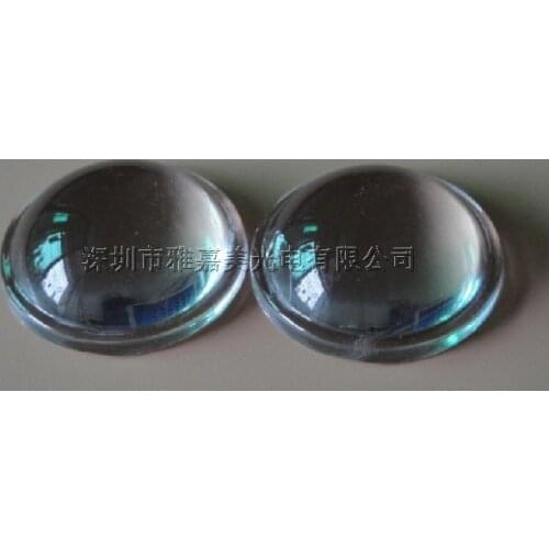 High power LED lens diameter 27.7MM Focusing Flashlight glass Convex lens, optical glass lenses