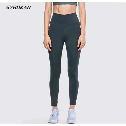 SYROKAN Womens Naked Feeling I High Waist Tight Yoga Pants Workout Leggings-25 Inches