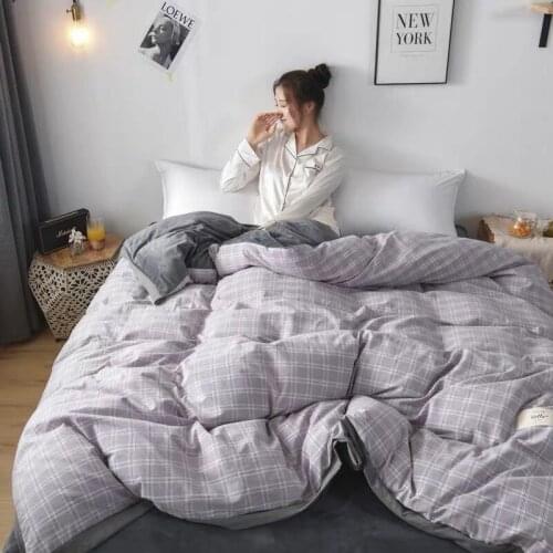 Adults bedroom patchwork Thick warm Cotton Quilts home&hotel Luxury Printed Winter soft Blanket quilted Bedding Comforter
