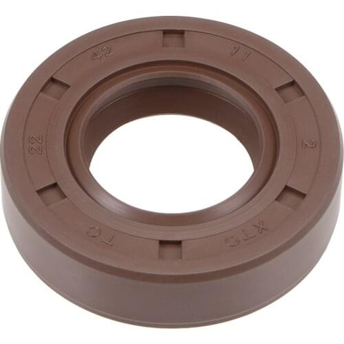 Uxcell Oil Seal 22mm Inner Dia 42mm OD 11mm Thick Fluorine Rubber Double Lip Seals