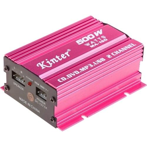 X7AE Mini Hi-Fi 500W 2 Channel Stereo Amplifier For Car Auto Motorcycle HOT