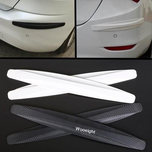 1 Pair Car Bumper Protector Corner Guard Auto Body Protector Moldings Anti-Scratch Scratch Protection Decorative Strips Sticker