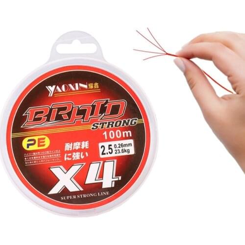 100m Outdoor Fishing Line Composite Braided Wire Smooth Floating Line Accessories super
