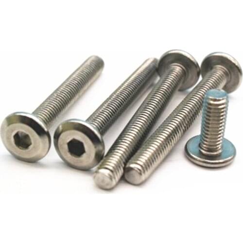20pcs M5 Allen beveled screws hex socket hypotenuse furniture screw mechanical bolts stainless steel bolt 6mm-40mm length