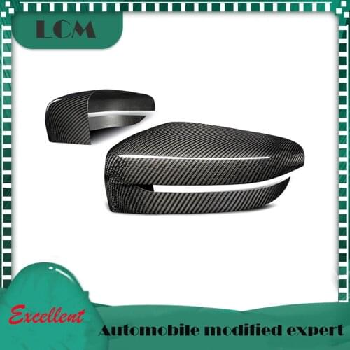 Pre-sale, lead time 25 days)2017-2019 OEM style For-BMW G20 G30 G38 G32 G11 G12 Add on Dry Carbon Fiber Mirror Cover LHD/RHD