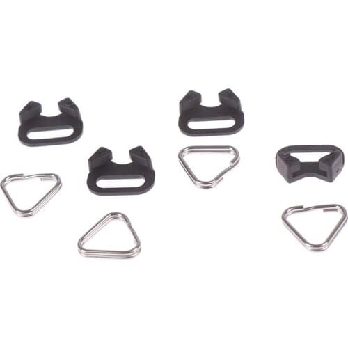 4 Sets Belt Hook Camera Shoulder Strap Split Triangle Ring Replacement Camera Strap Buckle For Digital Camera Strap Split Ring
