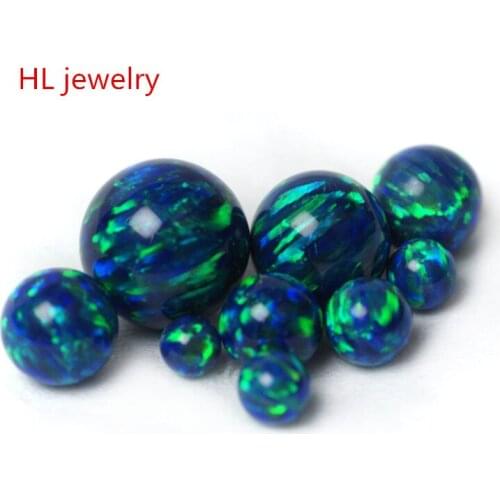 50PCS/Lot 8MM Opal Beads Jewelry Working Stud&Drop Earrings/ring/Bracelet/Necklaces For Women Op13 Synthetic Opal Beads