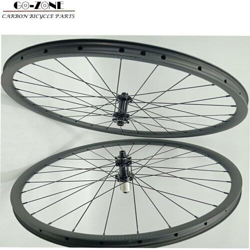 Mtb wheels straight pull powerway M42 29er clincher tubeless carbon mtb wheels 29" carbon mtb wheelset 29