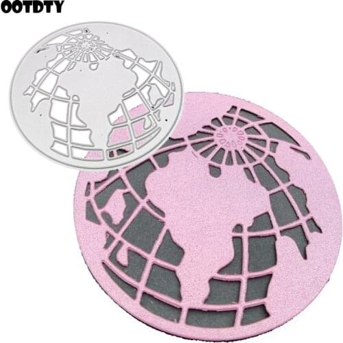 Map Dancing Metal Cutting Dies Stencil Scrapbooking DIY Album Stamp Paper Card Embossing Decor Craft New for 2020