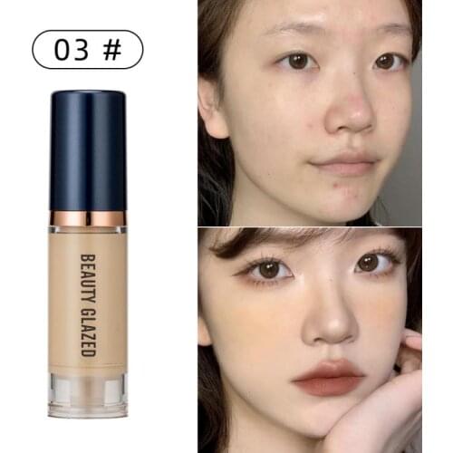 6ml Face Matte Liquid Foundation Base Makeup Oil Control 24 Hours Lasting Concealer Full Coverage Waterproof Contour Makeup