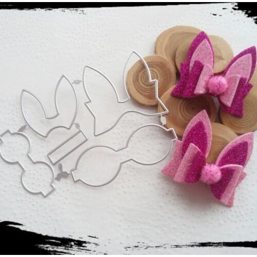 New Design Metal Cutting Dies Cut Dies 5pc Bow Bowknot Tie Ribbon Dies Scrapbooking Paper Craft Card Album Knife Blade Punch