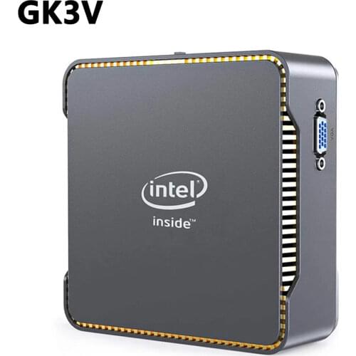 GK3V Gemini Intel J4125 Quad Core Mini PC DDR4 8GB 128GB/256GB SSD Windows 10 Pro Key Dual WIFI 4K WIN10 Gaming Pc Mini Computer