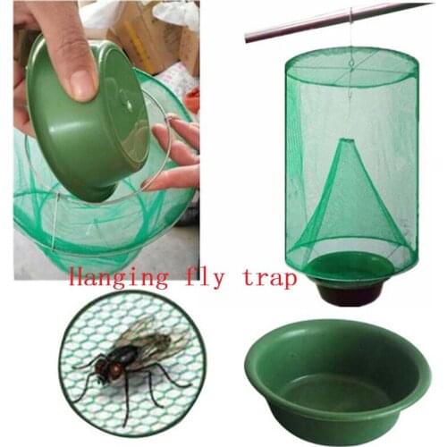 Reusable Hanging Fly Catcher Flies Pest control Tool Non-toxic Eco-Friendly for Garden Home Yard Supplies Clear Fly Catching Ins
