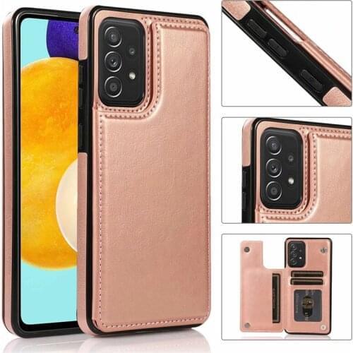 Fashion Business Slot Leather Case Cover for Samsung Galaxy S20 Plus S21 Ultra S20 FE Note 20 Ultra Holder Wallet Case Fundas