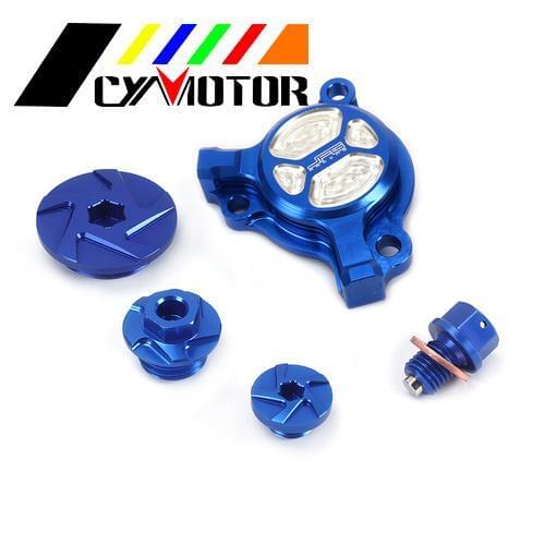 Motorcycle CNC Aluminum Guard Cap Timing Oil Filter Screw Bolt For YAMAHA YZ250F YZ450F YZ 250F 450F 2003-2010 2011 2012 2013