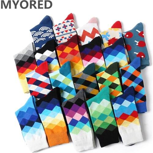MYORED Men's Knitted Socks