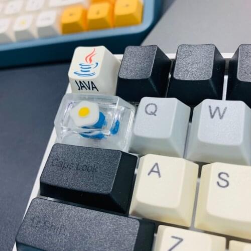 Personalized keycap Transparent egg tab key Mechanical keyboard cap Tab key 1.5u size Compatible with most mechanical keyboards