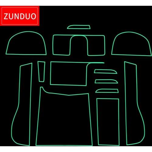 ZUNDUO Gate slot pad For HONDA Japan in southeast Asi SHUTTLE GK8/9 GP7/8 Non-slip mats Interior Door Pad/Cup red/white/black