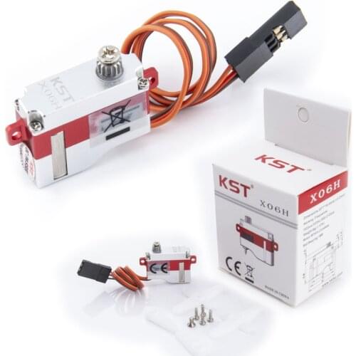 KST X06H 1.8kg HV Micro Digital Metal Gear Glider Torque Servo Motor