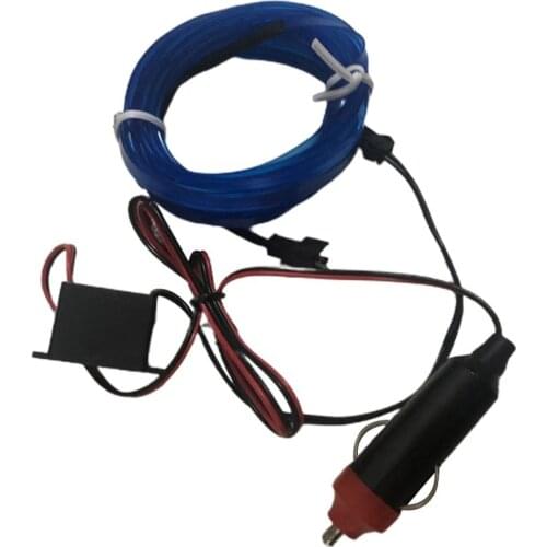 Car LED Decoration Atmosphere Light Bar With Cigarette Lighter Door Open Warning Light Strobe LED Light Bar