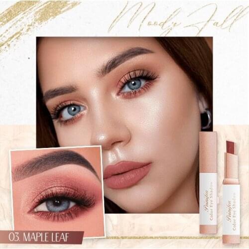 Lazy Eyeshadow Stick Stereo Shimmer Double Color Eye Shadow Pen Waterproof Easy to Wear Maquillaje Glitter Gradient Eyeshadow St