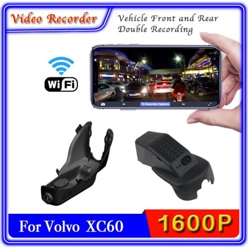 For Volvo XC60 2016~2021 Driving Video Recorder DVR Dedicated WIFI Front Rear Double Recording Dash Cam Camera Original Car Look