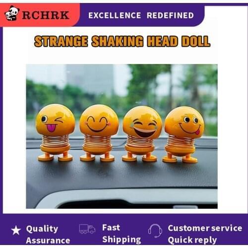 Funny Shaking Head Doll Small Ornaments Lovely Car Accessories Interior Doll Creative Car Toys Car Decoration Accessories Coche