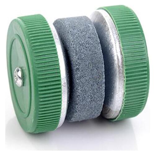 1Pc Mini Knife Sharpener Round Grinding Wheels Sharpening Stone Household Whetstone Kitchen Accessories Tool Random Color