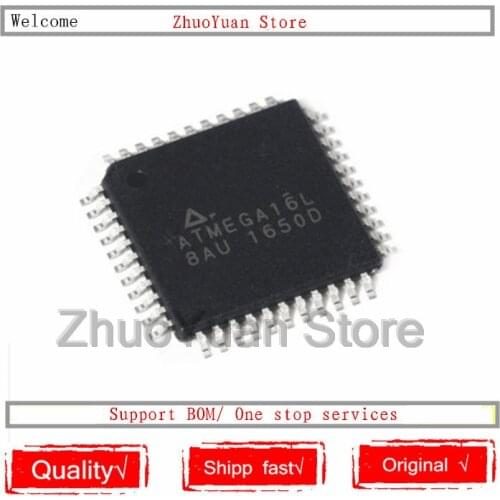 1PCS/lot ATMEGA16L-8AU TQFP-44 ATMEGA16L 8AU IC chip New Original In stock
