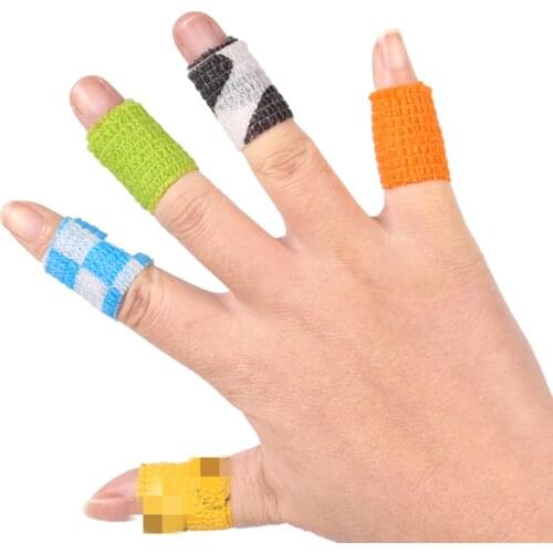 2pcs Self-adhesive Finger Guard Bandage Writing Protect Finger Tape Sports Bandage