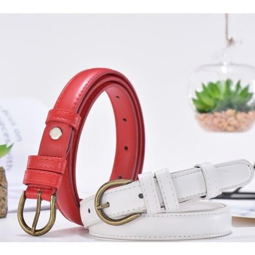 2021 Good Women Belts Cow Genuine Leather Pin Buckle Vintage Style Top Quality Newest Luxury Female Strap Original