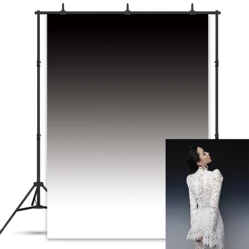 Black Dark Grey Gradient Portrait Color Photography Background Pregnant Child Professioal Backdrop Model Baby Photostudio