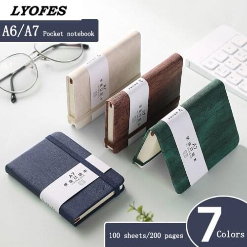 A6/A7 Pocket Notebook Portable Diary Notepads Stationery Journals Notebook Agenda 2021 2022 Planner Office School Supplies