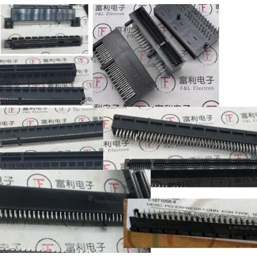 1PCS PCI-E connector PCI-E 36P 52P 164P 98P 230P 1-1871058-4 3-2041255-5 1-1761465-2 2EG91817-D2D-DF 2EG58297-D2DS-4F