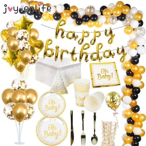 Gold Alphabet Box Baby Shower Decoration Christening First Birthday Party Decor Boy Girl Baby Shower Gifts Supplies