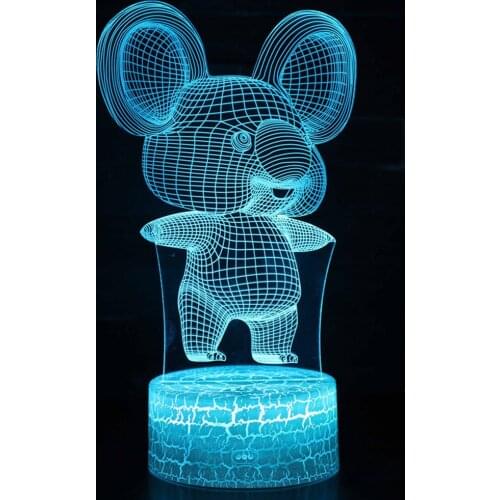 Lamp Room Decor Anime Figure For Home Nightlight Child USB Light Night Children Decorative Luminaires Three-dimensional Lights