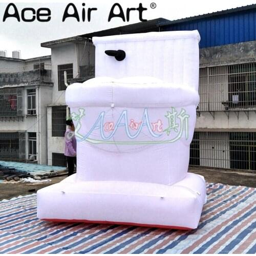 Hot promotional 3M H stool inflatable travel toilet seat With Blower For World Toilet Daysame