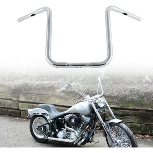Motorcycle 18" Rise 1-1/4" Ape Hanger Handlebar For Harley Sportster XL FLST FXST Custom XL 883 1200