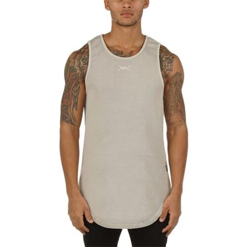 Mens Gym Tank Top Running Stringer Vest Basketball Jersey Muscle Workout Singlets Sport Fitness Bodybuilding Sleeveless T-shirt