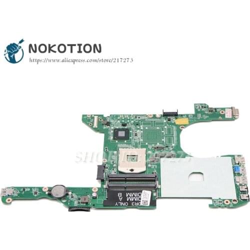 NOKOTION CN-0JK5GY 0JK5GY JK5GY DA0V08MB6D1 Laptop Motherboard For Dell Vostro 3460 V3460 Main Board HD4000 DDR3